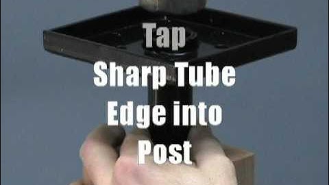 Titan Post Anchor Installation Video