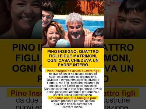 Video Pino Insegno Quattro Figli