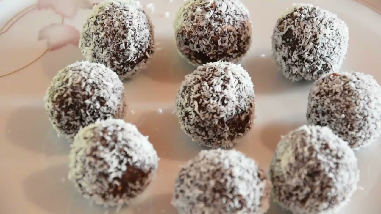 #Hogyan kell készíteni #Kalóriaszegény #Kókusz-Mandula-zabpehely Golyókat,  cukor  és liszt nélkül?