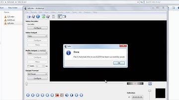 How to convert mkv to avi with avidemux freeware