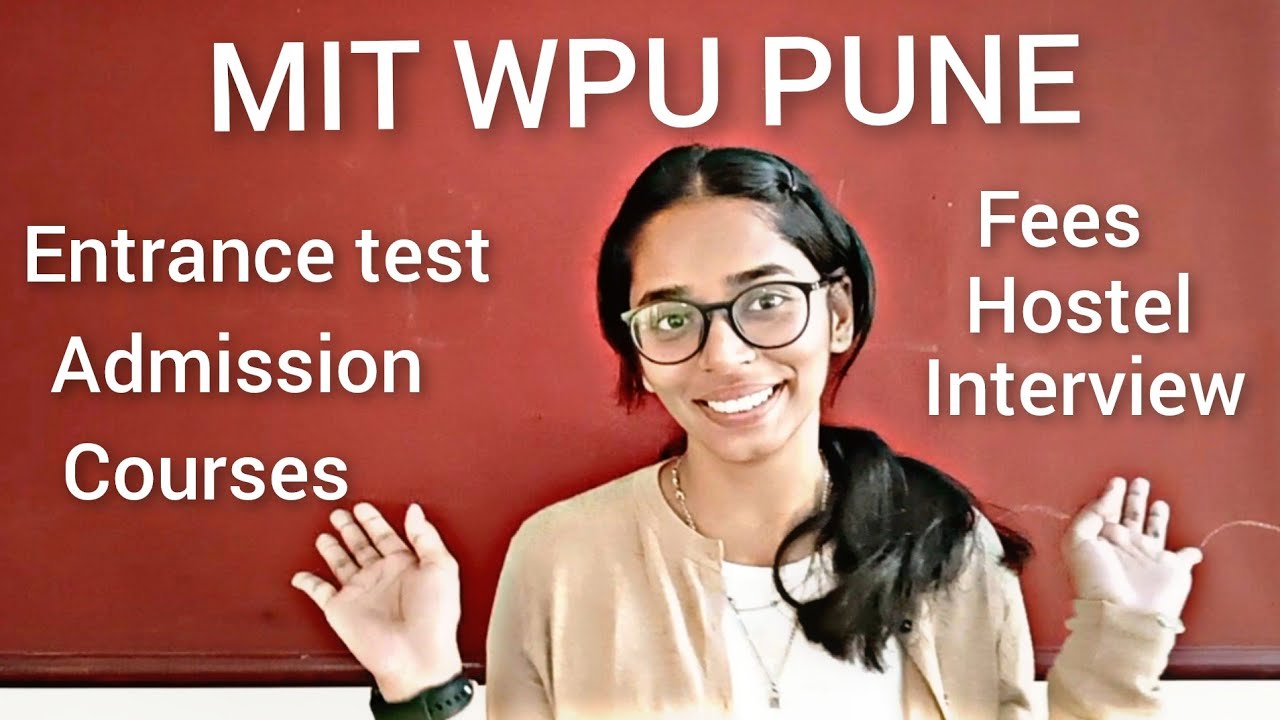 MIT WPU PUNE Admission Entrance exam 2022 BBA YouTube