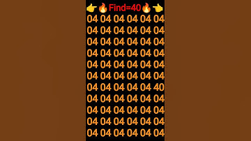 find the odd number 40 🤔 #mathstricks #quiz #education #maths #puzzle #find #quizzing #mathematics