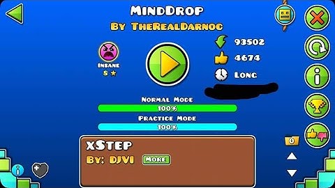 Geometry Dash - MindDrop by Darnoc 100% Complete (Insane Level)