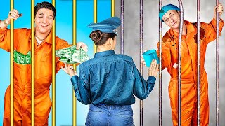 Download Rich Jail Vs Broke Jail / 17 Funny Situations Video MP3 Rich Jail Vs Broke Jail / 17 Funny Situations