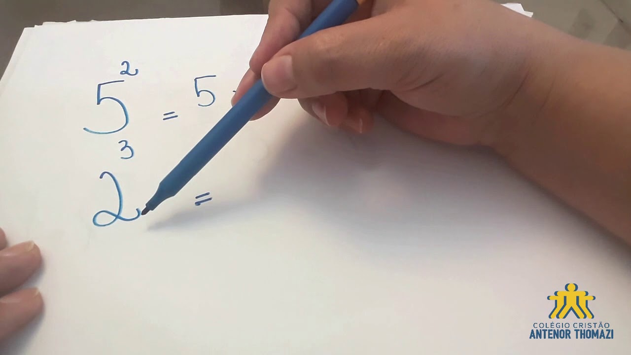 06/04 - MATEMÁTICA: Potenciação por números naturais
