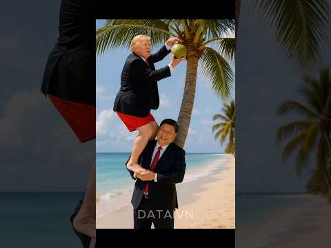 Donald Trump and the funny coconut theft #funny #funnyshorts #donaldtrump