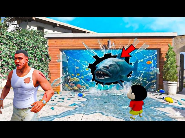 Franklin Shinchan Doraemon  Shark GTA 5 in Telugu