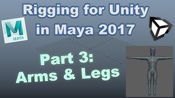 Rigging for Unity in Maya 2017- Part 3: Arms & Legs