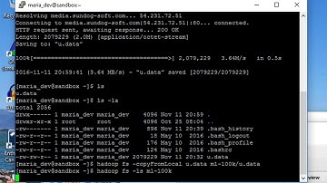 007 Activity Install the MovieLens dataset into HDFS using the command line