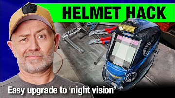 Ultimate auto-darkening welding helmet DIY modification | Auto Expert John Cadogan