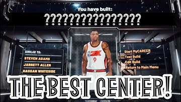 BEST CENTER BUILD IN NBA 2K20! HOW TO MAKE THE MOST OVERPOWERED CENTER BUILD 2K20! DEMIGOD CENTER!!!