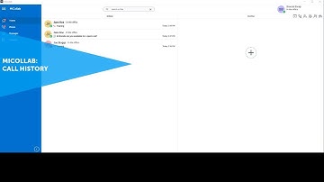 MiCollab: Call History: MiVoice Business