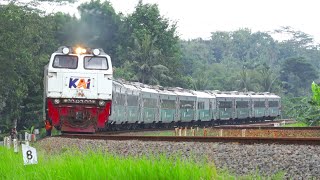 KERETA MUDIK NGEBUT PARAH‼️ HUNTING 32 KERETA API DI TAMBAK-SUMPIUH