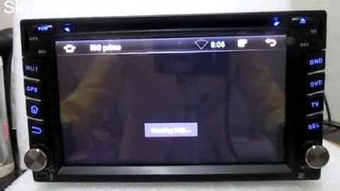Ouchuangbo Universal Car DVD radio navi Install iGO navigation map android 4.2