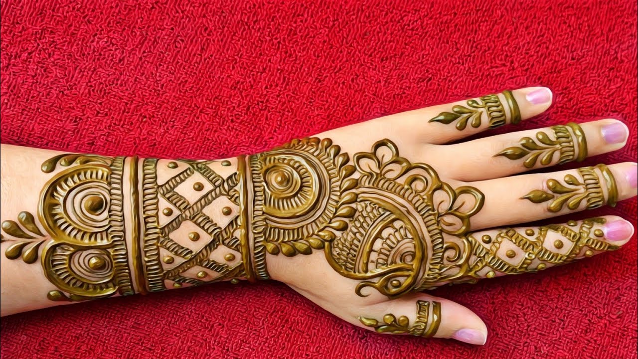 आसान मेहंदी डिज़ाइन | मेहंदी डिज़ाइन | आसान मेहंदी डिज़ाइन | कोन डिज़ाइन | सबसे अच्छी मेहंदी कोन |