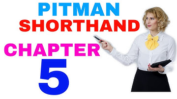 Shorthand Chapter 5 || Pitman English Shorthand (Steno) Chapter No 5 || Diphthongs ||