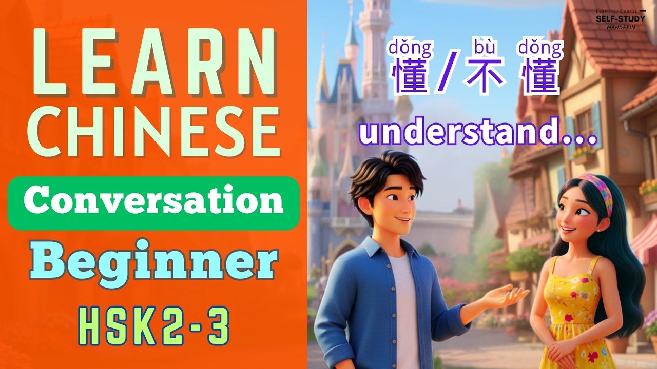 Learn Chinese Conversation for Beginners | 懂 / 不懂 | understand ...