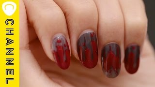 血みどろネイル ハロウィンにぴったりでグロ可愛い♡｜C CHANNELネイル