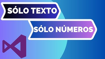 Validar textbox solo letras o solo numeros en Visual Basic.Net| Validar textbox Visual Basic.Net