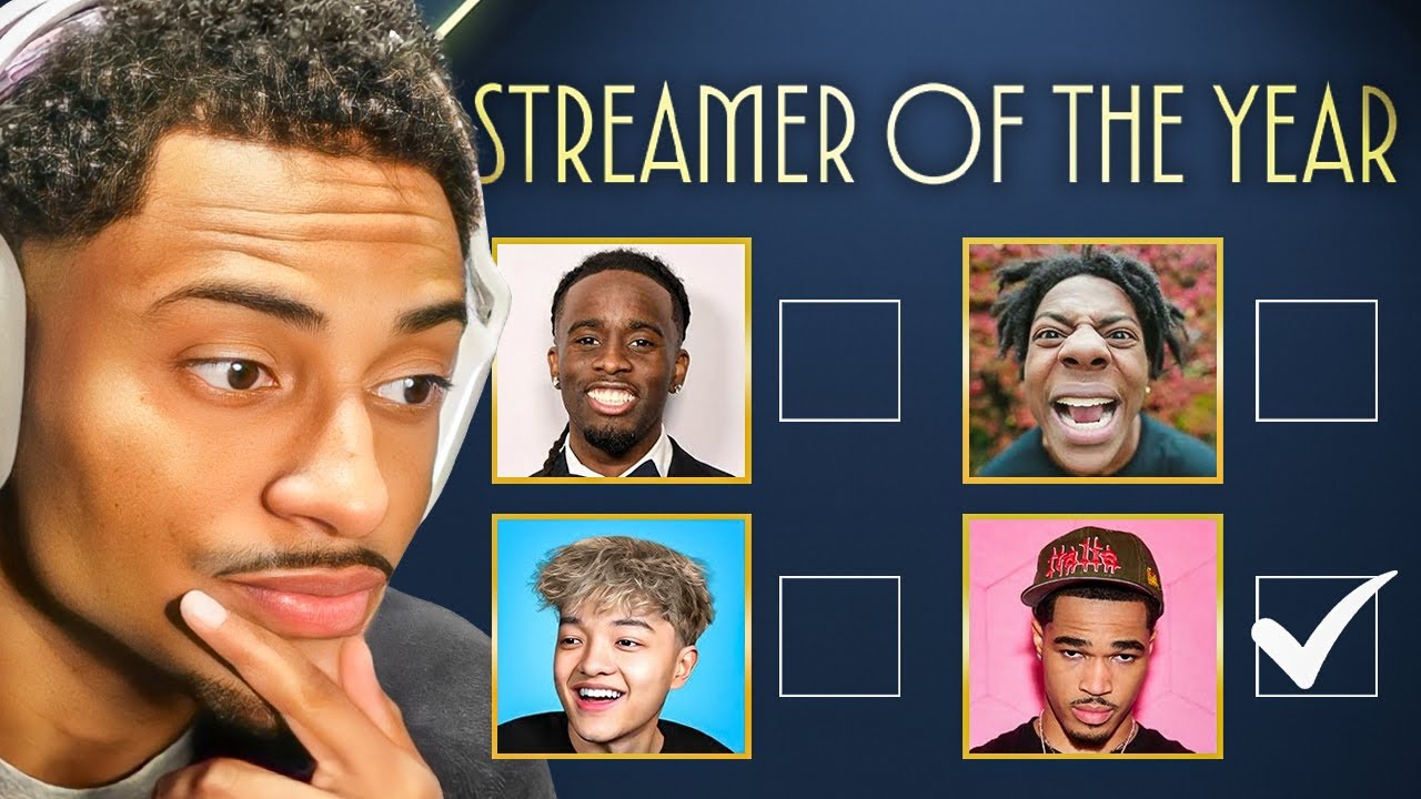 I VOTED FOR THE STREAMER AWARDS!