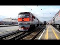 ТЭП70-0188 с пригородным поездом Екатеринбург-Алапаевск на станции Екатеринбург-Пасс