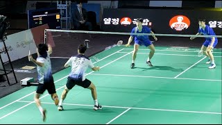 [랠리편집]2023 한국실업 열정배드민턴리그 요넥스진용 김재현 VS MG새마을금고이상준 박문선 1game screenshot 4