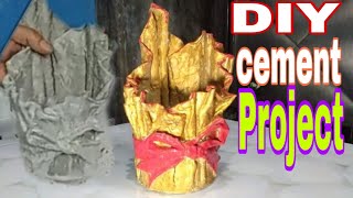 DIY Cement and clothes Pot Ideas