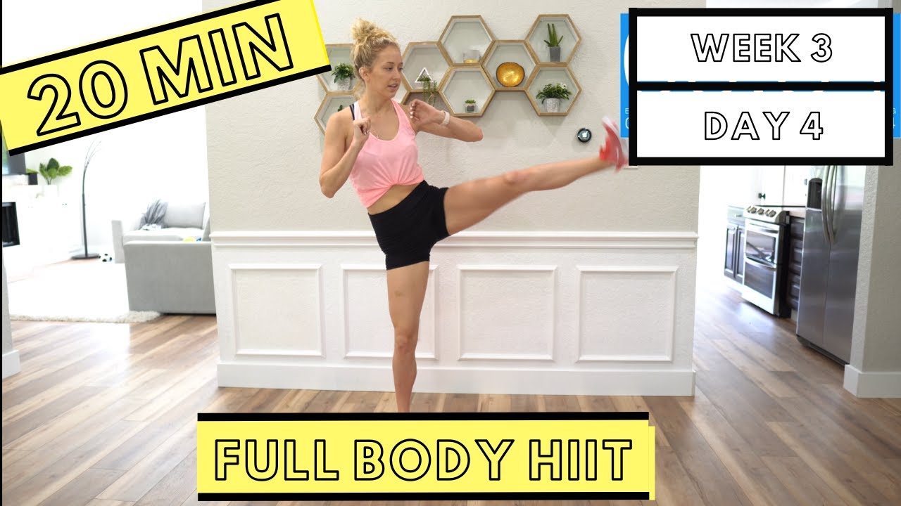 FULL BODY HIIT WORKOUT | WEEK 3 DAY 4 QUARANTINE PROGRAM - YouTube