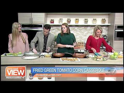 Fried Green Tomato Corn Casserole