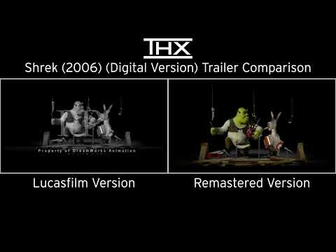 THX Shrek (2006) (Digital Version) Trailer Comparison