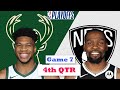 Milwaukee Bucks vs. Brooklyn Nets Full Highlights 4th Quarter Game 7 | NBA Playoffs 2021