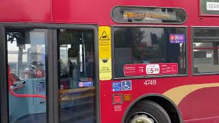 National Express West Midlands Enviro 400 4749 Bus Route 49 West Bromwich 