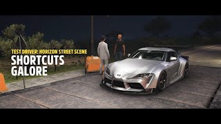 Forza Horizon 5 - How to beat Test Driver: Street Scene Shortcuts Galore in under 1:15