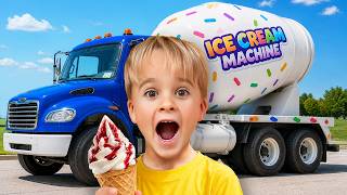 Chris and Mike explore Ice Cream Truck and learn to make different Ice Cream screenshot 3