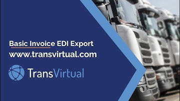 Invoice Export EDI