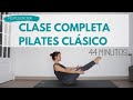 PILATES EN CASA (44min). Clase completa de Pilates Clásico II.