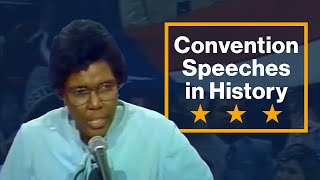 Convention Speeches in History: Rep. Barbara Jordan at the 1976 DNC