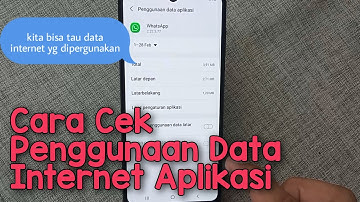 Cara Cek Penggunaan Data Internet Aplikasi HP Samsung Galaxy M32 M21 A03S M12 M42 M22 One UI 3.1