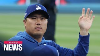 S. Korean pitcher Ryu Hyun-jin agrees to 4-yr, US$80 mil. deal with Toronto Blue Jays: Reports