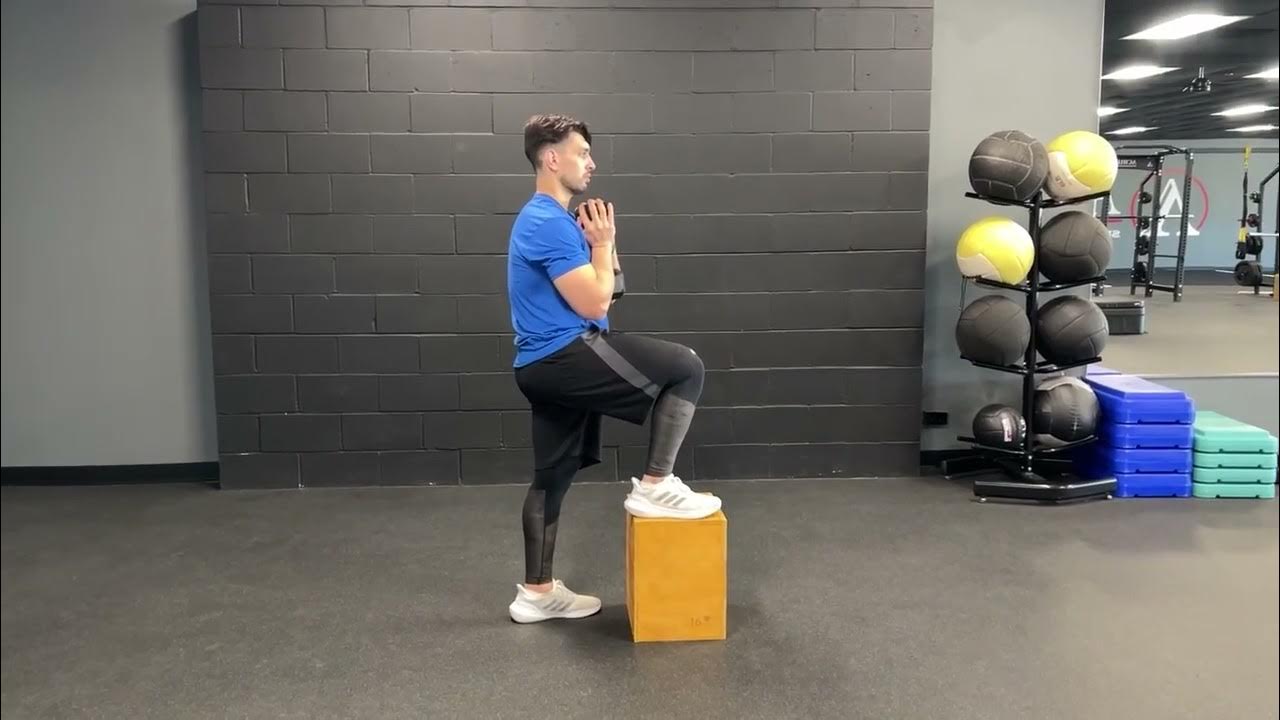 DB Goblet StepUp // Achieve Sports Performance & Personal Training