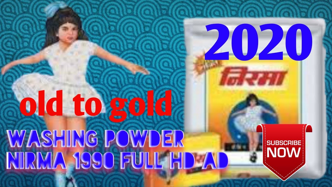 Washing Powder Nirma 1990 Full HD ad YouTube