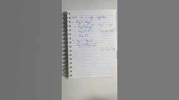 How to Write Logarithmic Expressions as One Single Logarithmic Expression #precalculus  #maths