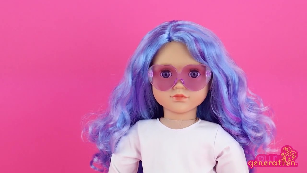 Our Generation Puppe Elena – 46 Cm Große Modepuppe – Mit Beweglichen Augen, Langem Haar & Stylischem Outfit – Ab 3 Jahren