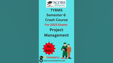 Project Management Crash Course @Rs 999/-  #tybms #tybmsfinance #tybmscrashcourse #mumbaiuniversity