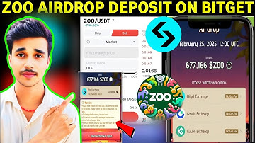 Zoo token withdraw on bitget | Zoo airdrop claim process | Zoo token claim #bhoorakatech #zooairdrop