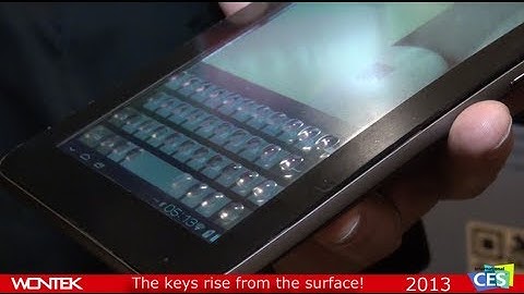 CES 2013: Tactus Touch Screen (MUST SEE!)