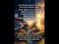 A Prophetic Prayer for Genesis 1:1 🙏