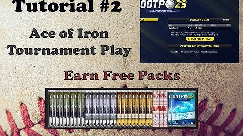 OOTP Tutorial #-2  Tournament Play - Tips and Strategies for Ace of IRON Play to Earn Free Packs.