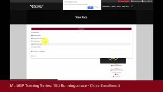Chapter Organizer Training: 18 Running a drone race - Close enrollment