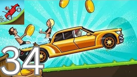 Hill Climb Racing - Gameplay Walkthrough Part 34 - Luxury Car || Suburbs (Ios, Android)